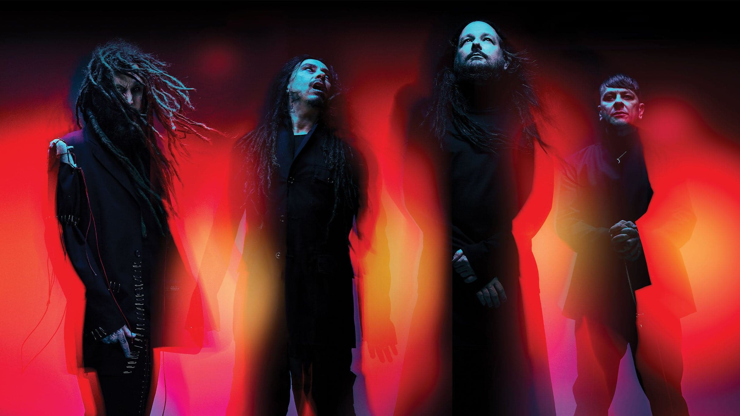 Korn performing live