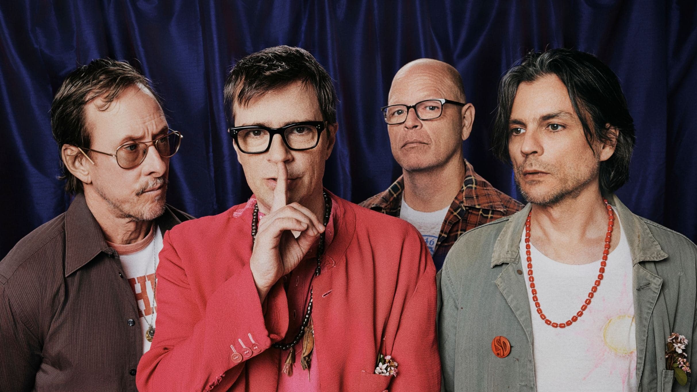 Weezer performing live
