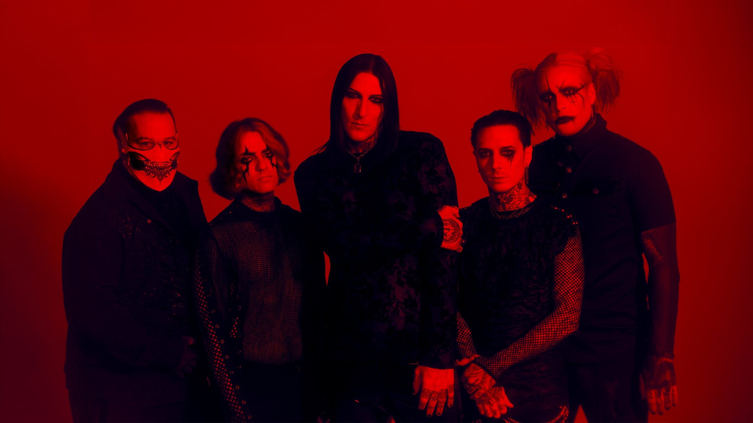 Motionless In White performing live