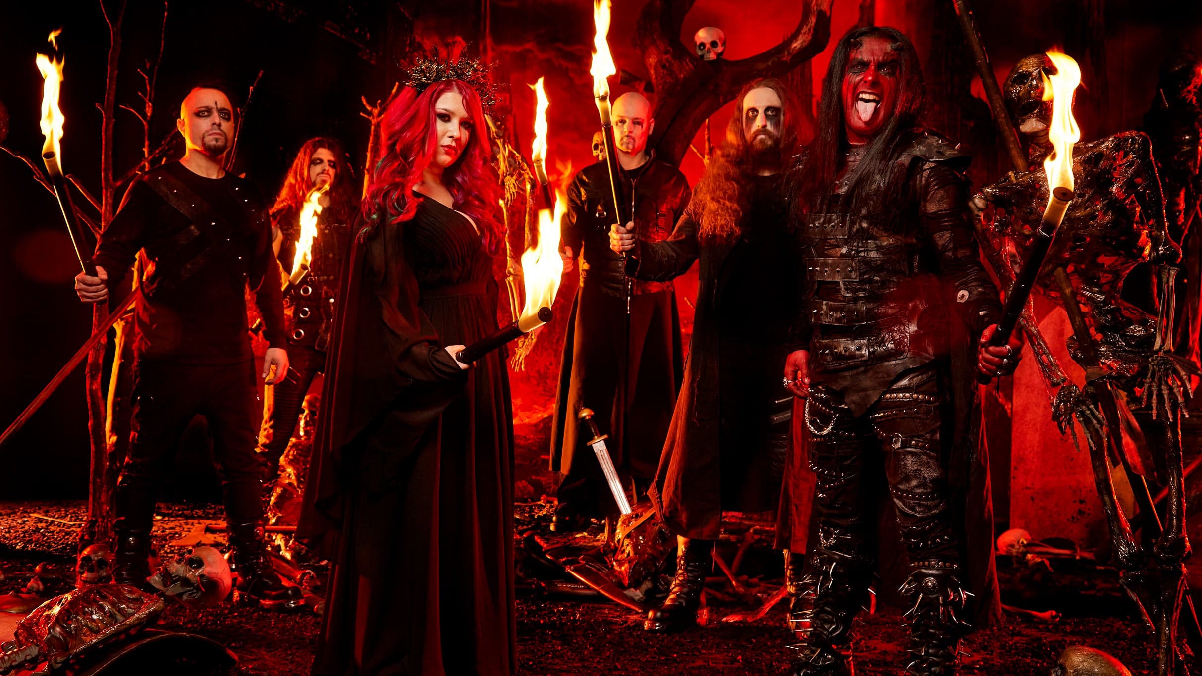 Cradle of Filth performing live