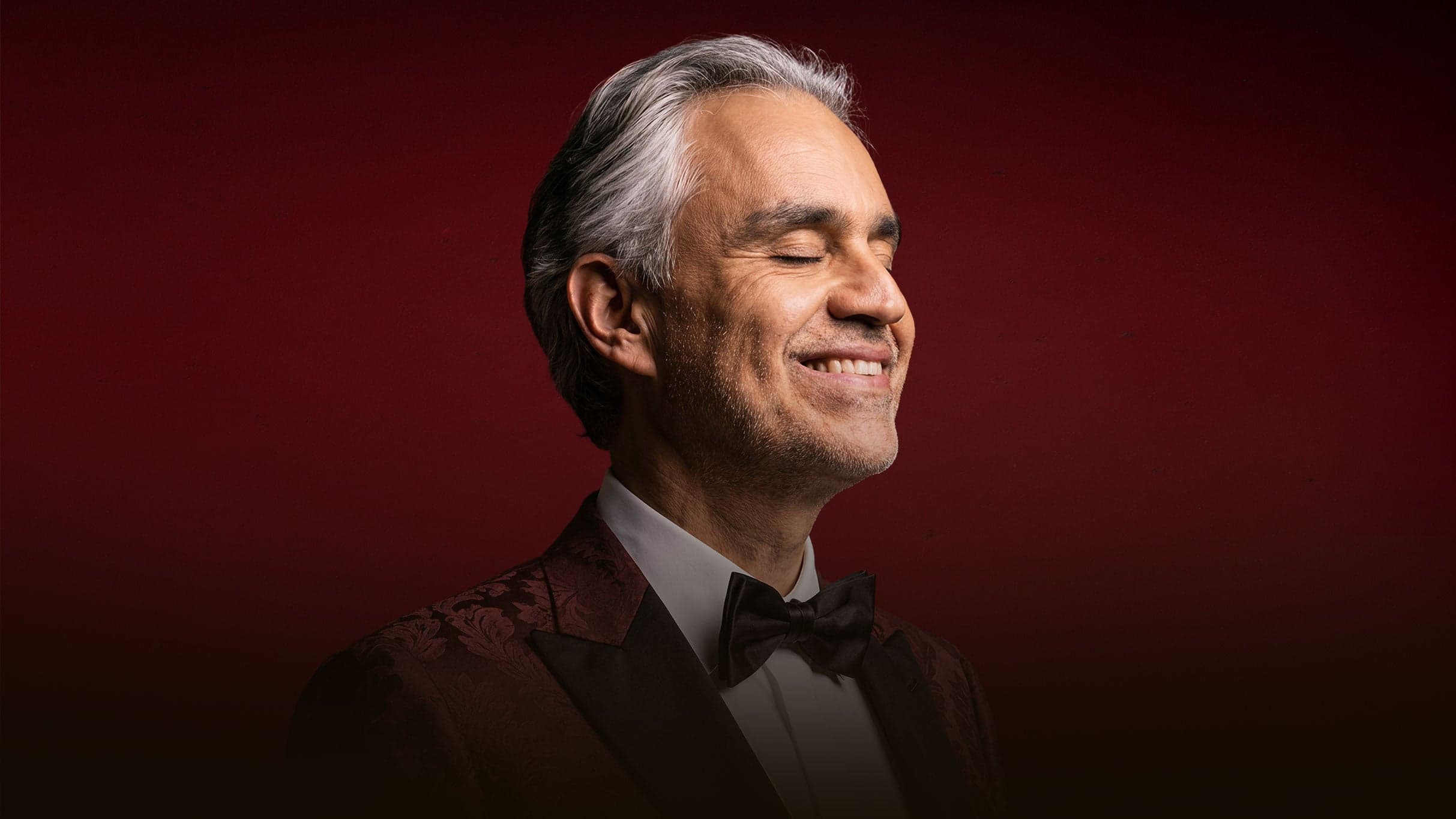 Andrea Bocelli performing live