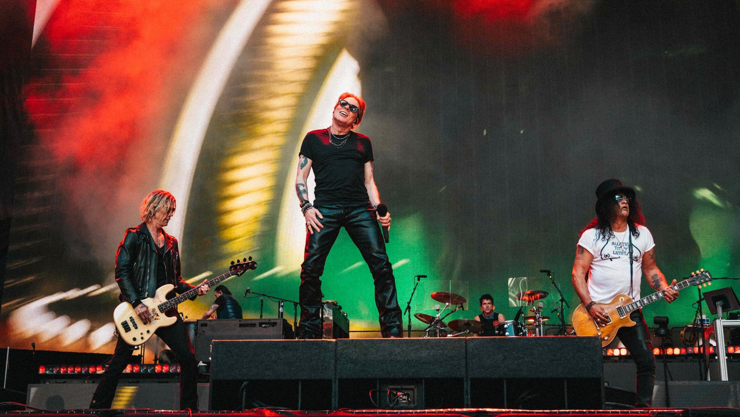 Guns N' Roses performing live