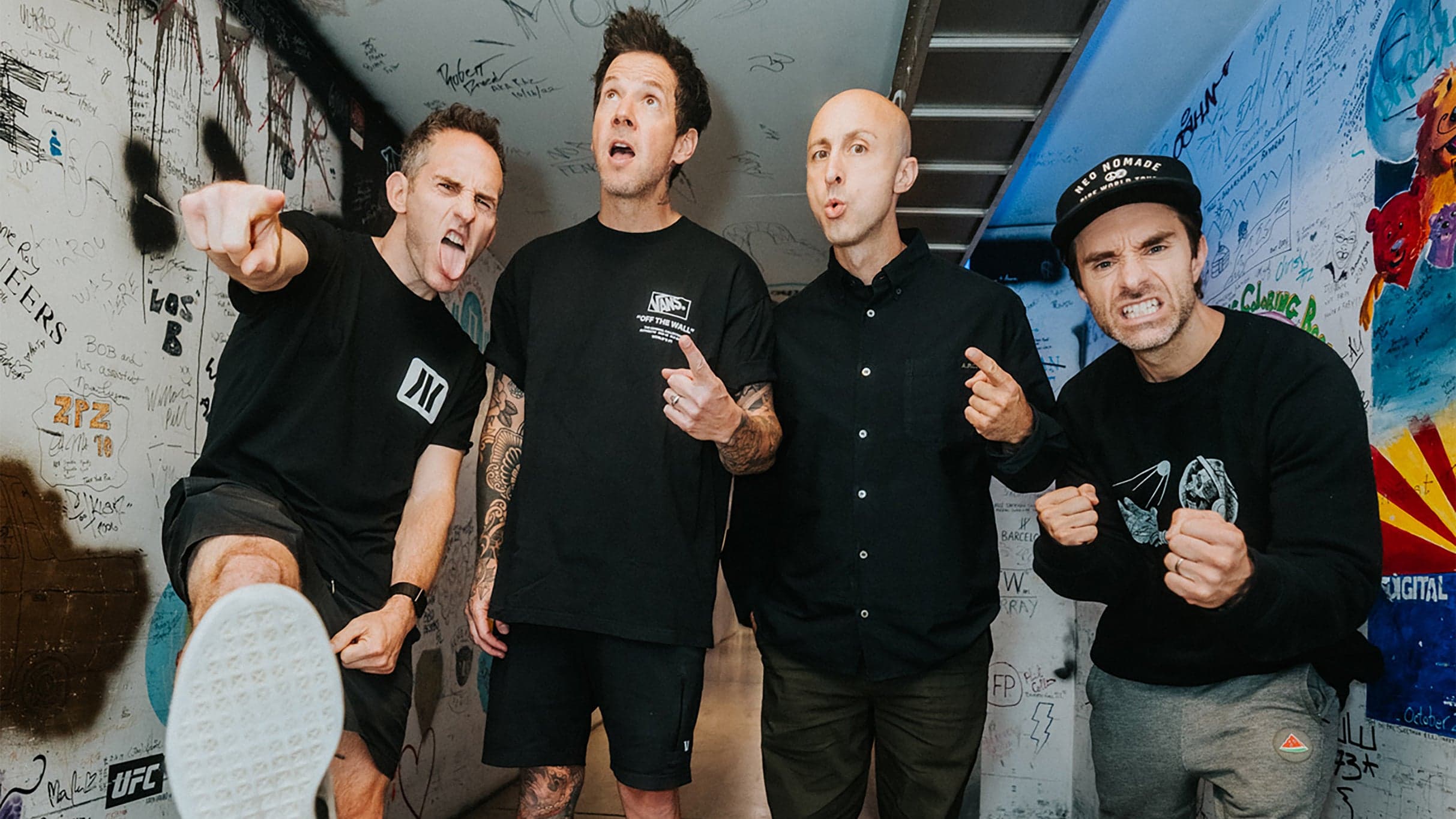 Simple Plan performing live
