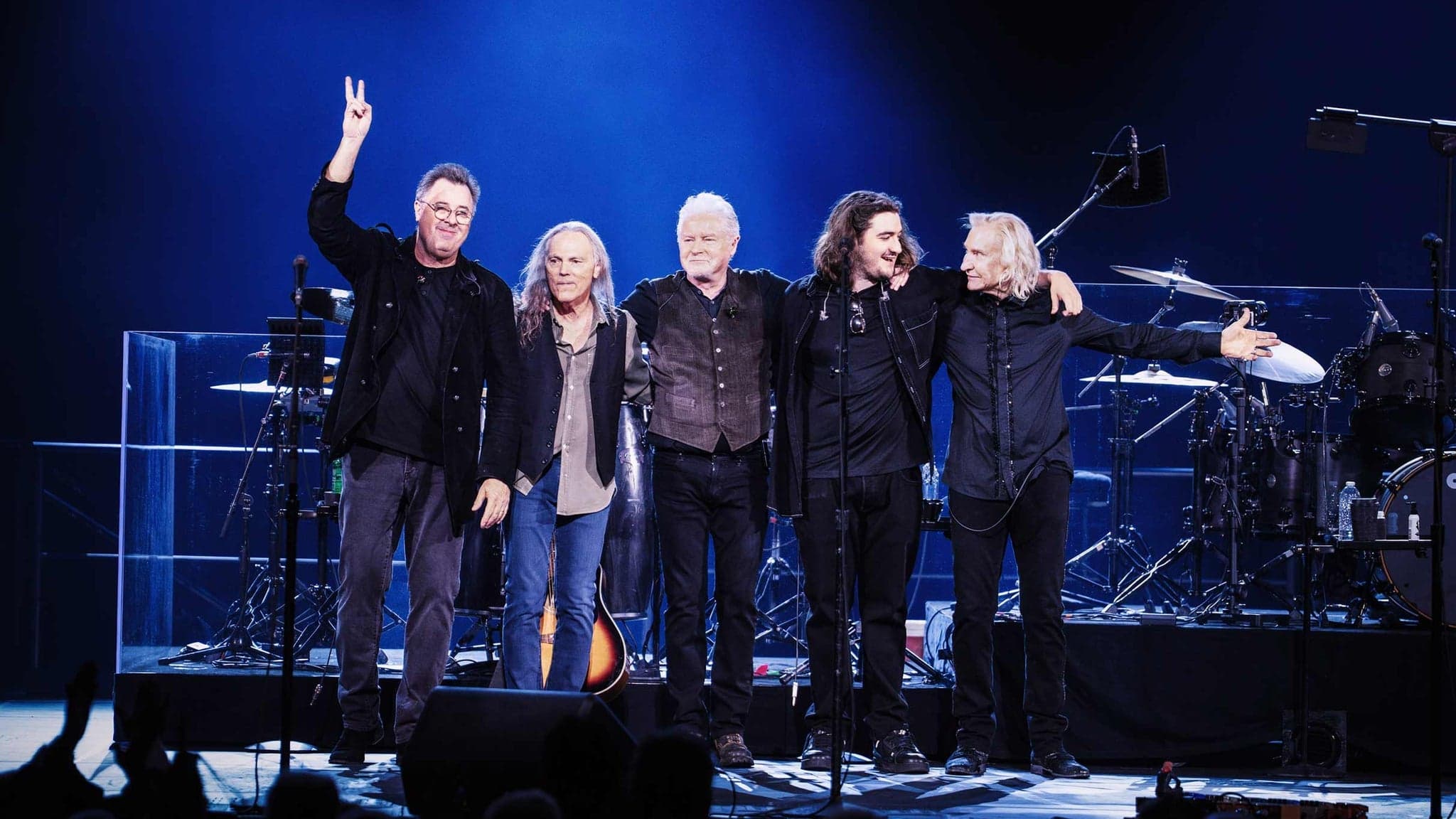 Eagles performing live