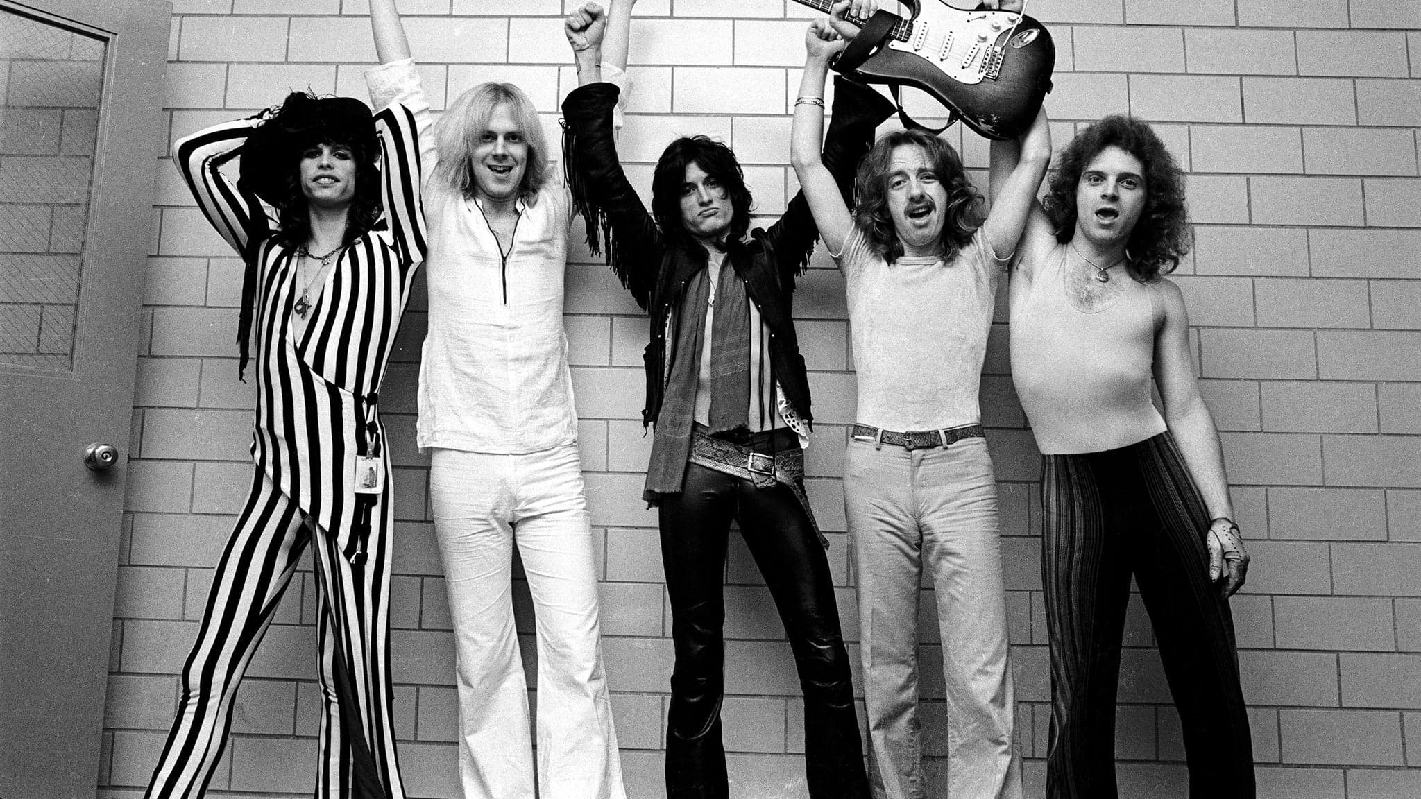 Aerosmith performing live